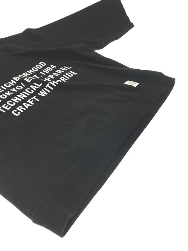 【中古品】【メンズ】 NEIGHBORHOOD ネイバーフッド 20SS 201UNNH-CSM04 BD C-CREW . 3Q ラグラン スリーブ 7分丈 カットソー トップス 142-260829-rt-37-tagh サイズ：S カラー：ブラック 万代Net店