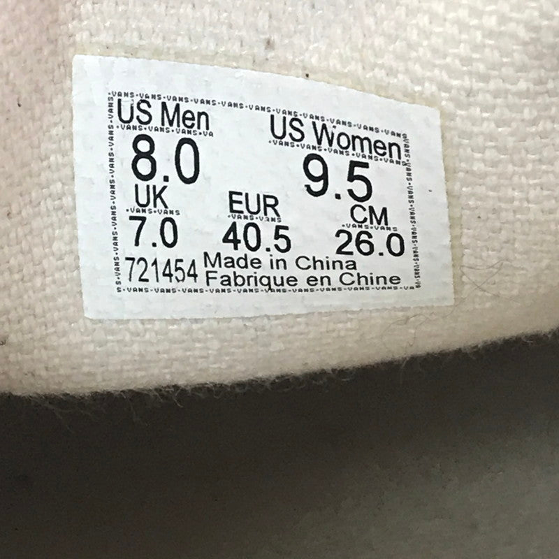 【現状渡し品】【メンズ】 VANS バンズ ERA VN0A4BV4R6R エラ スニーカー 靴 162-260902-na-09-tagh サイズ：26cm US 8 カラー：CHECKERBOARD BLACK/MARSHMALLOW 万代Net店
