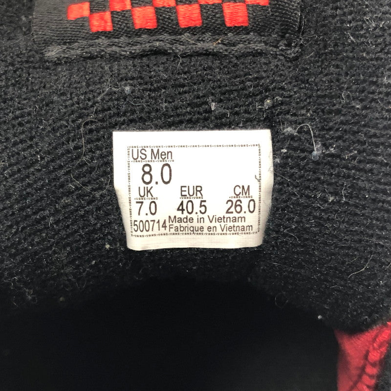 【中古品】【メンズ】 VANS バンズ SKATE HALF CAB VN0A5FCDBKA スケート ハーフ キャブ スニーカー 靴 162-260901-na-12-tagh サイズ：26cm US 8 カラー：BLACK 万代Net店