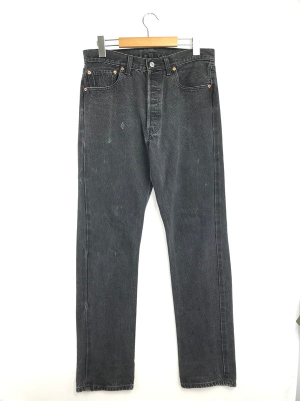 【中古品】【メンズ】 LEVI'S リーバイス 501 BLACK DENIM PANTS ボタン裏217 501 ブラック デニム パンツ ボトムス 157-260829-rt-50-tagh サイズ：不明 下記参照 カラー：インディゴ 万代Net店