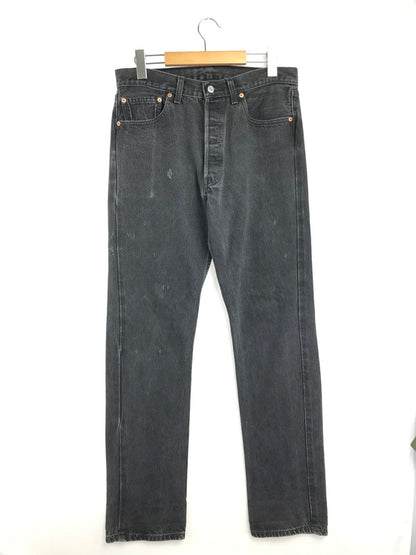 【中古品】【メンズ】 LEVI'S リーバイス 501 BLACK DENIM PANTS ボタン裏217 501 ブラック デニム パンツ ボトムス 157-260829-rt-50-tagh サイズ：不明 下記参照 カラー：インディゴ 万代Net店