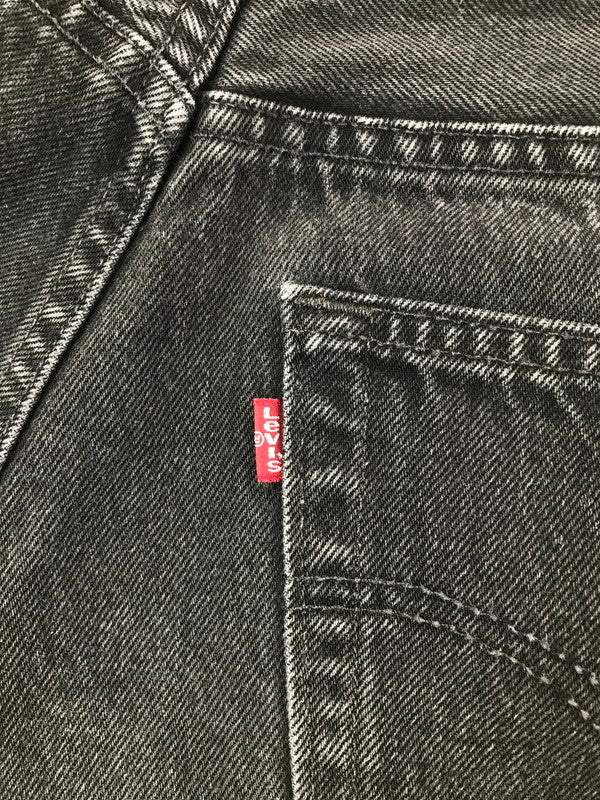 【中古品】【メンズ】 LEVI'S リーバイス 501 BLACK DENIM PANTS ボタン裏217 501 ブラック デニム パンツ ボトムス 157-260829-rt-50-tagh サイズ：不明 下記参照 カラー：インディゴ 万代Net店