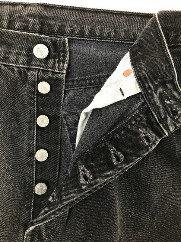 【中古品】【メンズ】 LEVI'S リーバイス 501 BLACK DENIM PANTS ボタン裏217 501 ブラック デニム パンツ ボトムス 157-260829-rt-50-tagh サイズ：不明 下記参照 カラー：インディゴ 万代Net店
