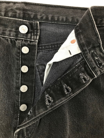 【中古品】【メンズ】 LEVI'S リーバイス 501 BLACK DENIM PANTS ボタン裏217 501 ブラック デニム パンツ ボトムス 157-260829-rt-50-tagh サイズ：不明 下記参照 カラー：インディゴ 万代Net店