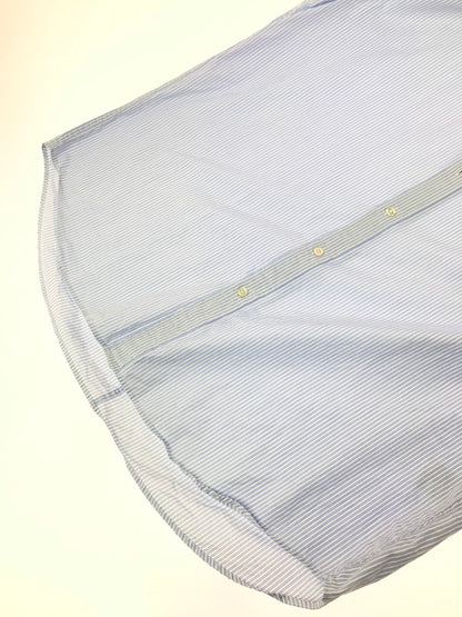 【中古品】【メンズ】 ATON エイトン LS STRIPE SHIRT BLUE 70193402 長袖ストライプシャツ リアルスタンダード トップス 140-260830-su-06-tagh サイズ：6 カラー：ブルー 万代Net店