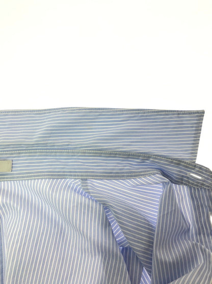 【中古品】【メンズ】 ATON エイトン LS STRIPE SHIRT BLUE 70193402 長袖ストライプシャツ リアルスタンダード トップス 140-260830-su-06-tagh サイズ：6 カラー：ブルー 万代Net店