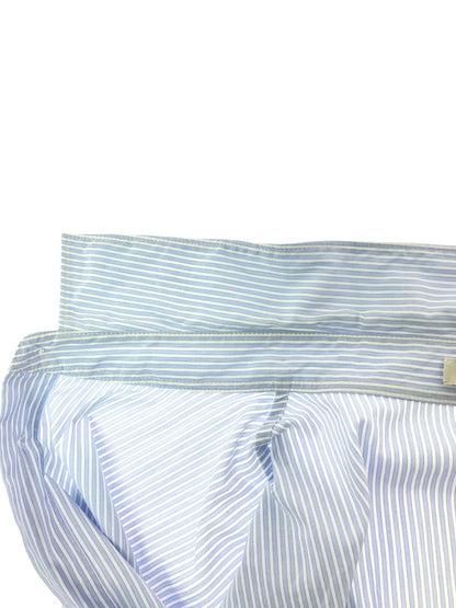 【中古品】【メンズ】 ATON エイトン LS STRIPE SHIRT BLUE 70193402 長袖ストライプシャツ リアルスタンダード トップス 140-260830-su-06-tagh サイズ：6 カラー：ブルー 万代Net店