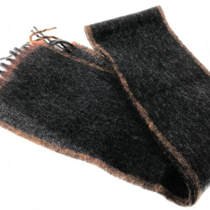 【中古品】【メンズ】 ACNE STUDIOS アクネストゥディオズ ALPACA WOOL MOHAIR MUFFLER CA0290 イタリア製 アルパカ ウール モヘア マフラー 183-260912-rt-08-tagh カラー：ブラック/オレンジ 万代Net店