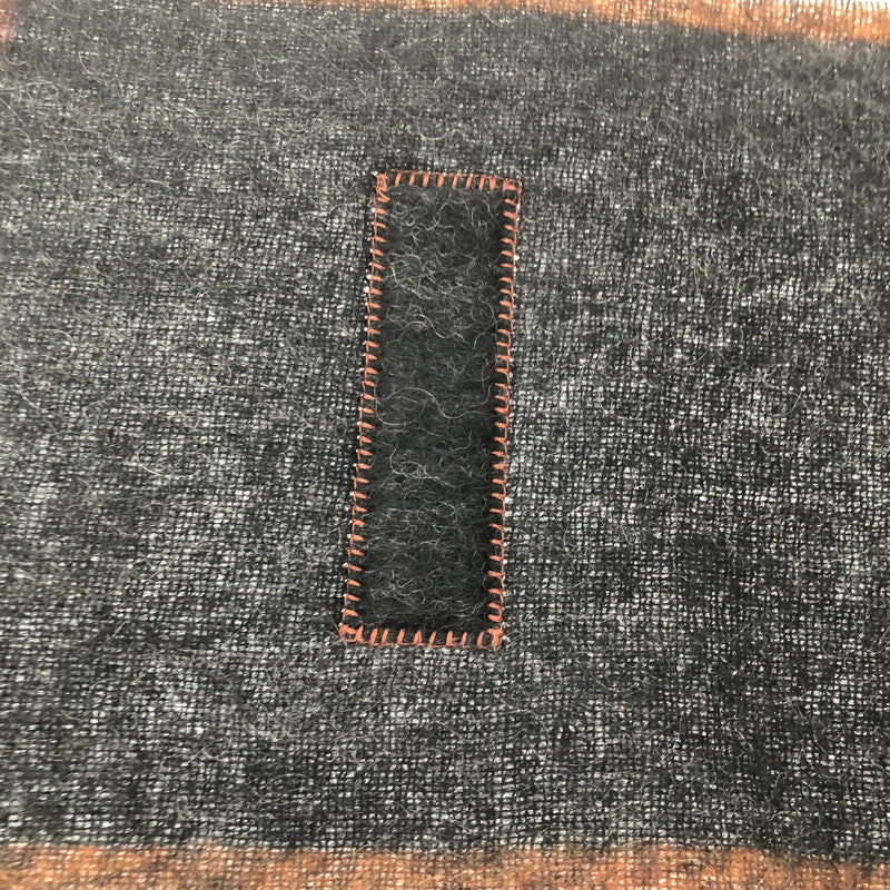 【中古品】【メンズ】 ACNE STUDIOS アクネストゥディオズ ALPACA WOOL MOHAIR MUFFLER CA0290 イタリア製 アルパカ ウール モヘア マフラー 183-260912-rt-08-tagh カラー：ブラック/オレンジ 万代Net店