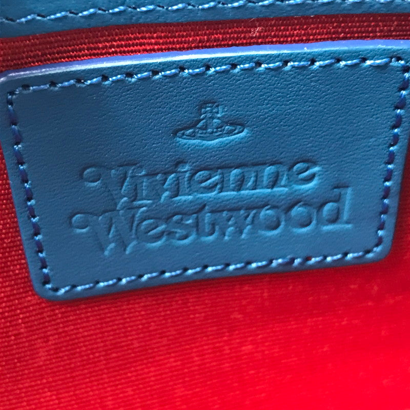 【中古美品】【レディース】 VIVIENNE WESTWOOD ヴィヴィアンウエストウッド TARTAN CHECK ZIP ROUND WALLET タータンチェック ラウンド ファスナー ウォレット 長財布 200-260908-na-16-tagh カラー：レッド/ブルー 万代Net店