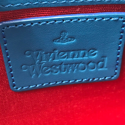 【中古美品】【レディース】 VIVIENNE WESTWOOD ヴィヴィアンウエストウッド TARTAN CHECK ZIP ROUND WALLET タータンチェック ラウンド ファスナー ウォレット 長財布 200-260908-na-16-tagh カラー：レッド/ブルー 万代Net店