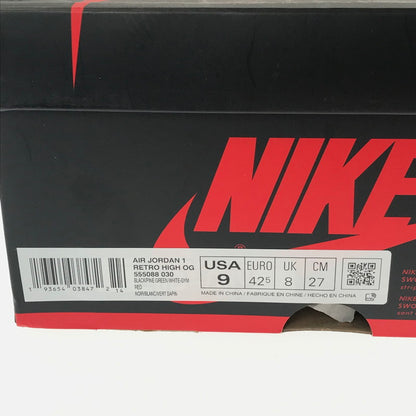 【中古品】【メンズ】 NIKE ナイキ AIR JORDAN 1 RETRO HIGH OG 555088-030 エアジョーダン 1 レトロ ハイ スニーカー 靴 160-260902-na-01-tagh サイズ：27cm US 9 カラー：BLACK/PINE GREEN-WHITE-GYM RED 万代Net店