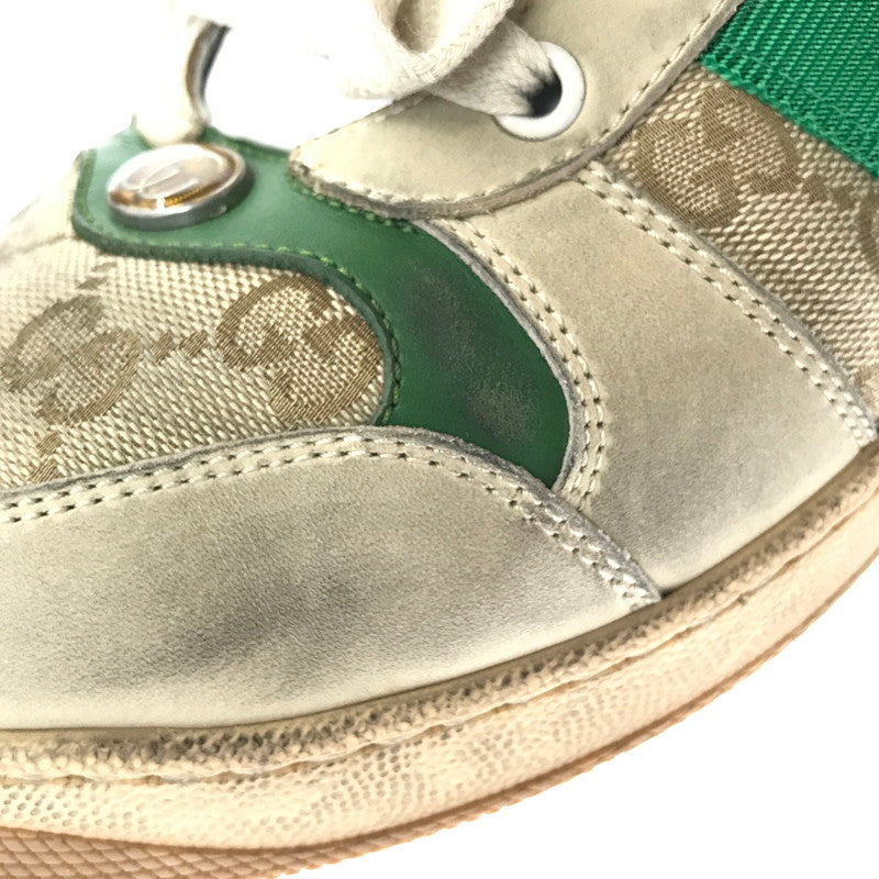 【中古品】【メンズ】 GUCCI グッチ SCREENER GG HIGH-TOP SNEAKER 563730 9Y9P0 9661 スクリーナー ジージー 杯トップ スニーカー 183-260904-rt-21-tagh サイズ：9.5 カラー：ベージュ 万代Net店