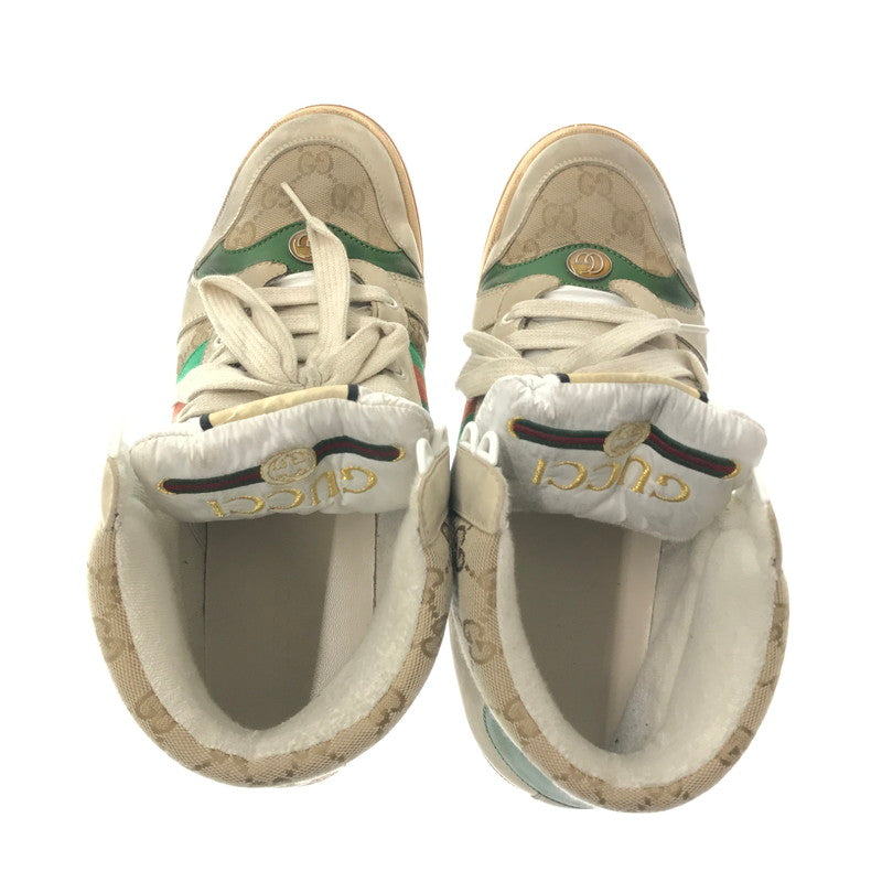 【中古品】【メンズ】 GUCCI グッチ SCREENER GG HIGH-TOP SNEAKER 563730 9Y9P0 9661 スクリーナー ジージー 杯トップ スニーカー 183-260904-rt-21-tagh サイズ：9.5 カラー：ベージュ 万代Net店