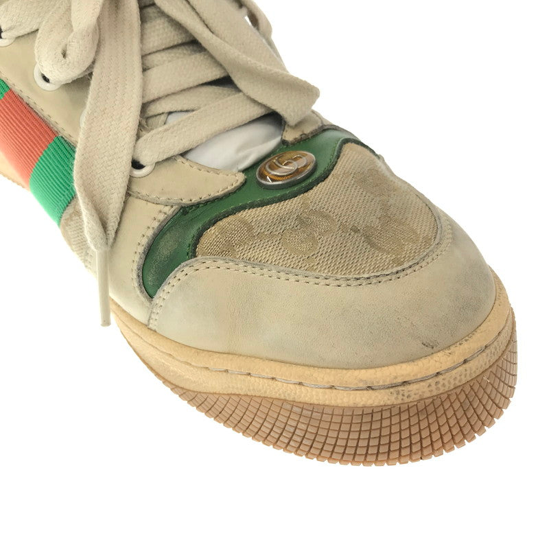 【中古品】【メンズ】 GUCCI グッチ SCREENER GG HIGH-TOP SNEAKER 563730 9Y9P0 9661 スクリーナー ジージー 杯トップ スニーカー 183-260904-rt-21-tagh サイズ：9.5 カラー：ベージュ 万代Net店