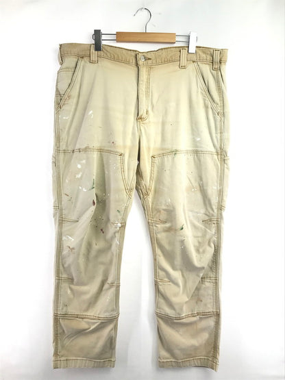 【現状渡し品】【メンズ】 CARHARTT カーハート RELAXED FIT PAINTED DOUBLE KNEE PAINTER PANTS CAMEL 102802-918 ダブルニー ペインター パンツ ボトムス 157-260904-rt-15-tagh サイズ：40×30 カラー：キャメル 万代Net店