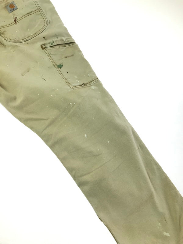 【現状渡し品】【メンズ】 CARHARTT カーハート RELAXED FIT PAINTED DOUBLE KNEE PAINTER PANTS CAMEL 102802-918 ダブルニー ペインター パンツ ボトムス 157-260904-rt-15-tagh サイズ：40×30 カラー：キャメル 万代Net店