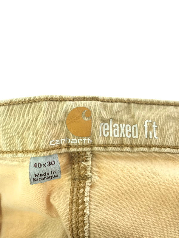 【現状渡し品】【メンズ】 CARHARTT カーハート RELAXED FIT PAINTED DOUBLE KNEE PAINTER PANTS CAMEL 102802-918 ダブルニー ペインター パンツ ボトムス 157-260904-rt-15-tagh サイズ：40×30 カラー：キャメル 万代Net店