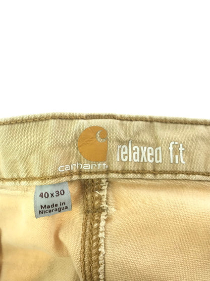 【現状渡し品】【メンズ】 CARHARTT カーハート RELAXED FIT PAINTED DOUBLE KNEE PAINTER PANTS CAMEL 102802-918 ダブルニー ペインター パンツ ボトムス 157-260904-rt-15-tagh サイズ：40×30 カラー：キャメル 万代Net店