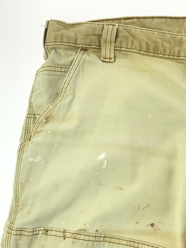 【現状渡し品】【メンズ】 CARHARTT カーハート RELAXED FIT PAINTED DOUBLE KNEE PAINTER PANTS CAMEL 102802-918 ダブルニー ペインター パンツ ボトムス 157-260904-rt-15-tagh サイズ：40×30 カラー：キャメル 万代Net店