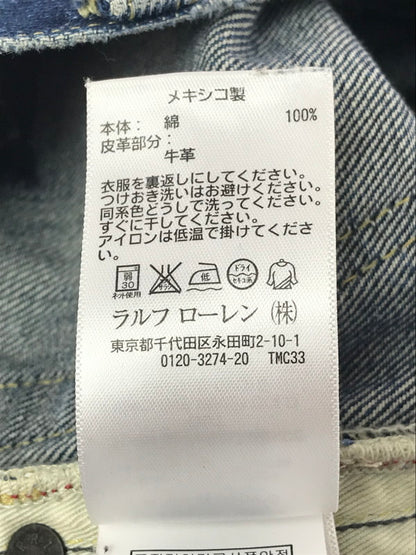 【現状渡し品】【メンズ】 POLO RALPH LAUREN ポロ・ラルフローレン PATCHWORK DENIM PANTS 09832 パッチワーク デニム パンツ ボトムス 158-260904-rt-20-tagh サイズ：40×32 カラー：インディゴ 万代Net店