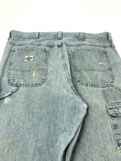 【現状渡し品】【メンズ】 LEE DUNGAREES リー ダンガリーズ × BUDDY LEE バディ リー PAINTED DENIM PAINTER PANTS デニム ペインター パンツ 157-260829-rt-42-tagh サイズ：不明 下記参照 カラー：インディゴ 万代Net店