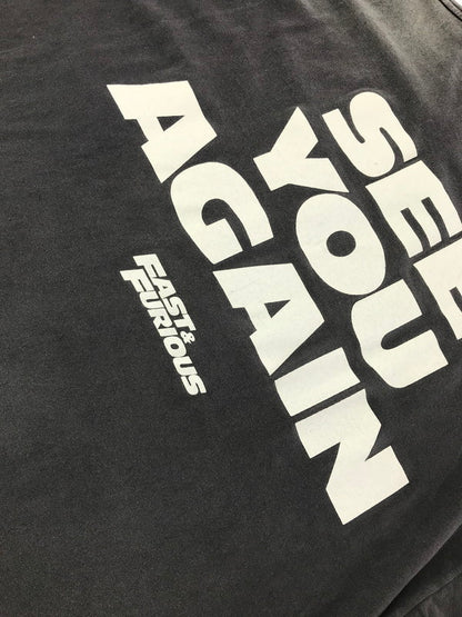 【現状渡し品】【メンズ】 SAINT MICHAEL セントマイケル 25AW FF SS TEE FURIOUS 7 BLACK SM-HR1-0000-C74 2025年秋冬 フュリアスセヴン 半袖カットソー 142-260830-su-02-tagh サイズ：XXL カラー：ブラック 万代Net店