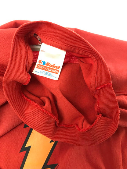 【現状渡し品】【メンズ】 SAINT MICHAEL セントマイケル 26SS SAINT! SS T-SHIRT RED SM-MK8-0000-024 2026年春夏 セイント! デザイン半袖カットソー 142-260830-su-03-tagh サイズ：XXL カラー：レッド 万代Net店