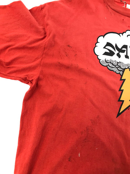 【現状渡し品】【メンズ】 SAINT MICHAEL セントマイケル 26SS SAINT! SS T-SHIRT RED SM-MK8-0000-024 2026年春夏 セイント! デザイン半袖カットソー 142-260830-su-03-tagh サイズ：XXL カラー：レッド 万代Net店