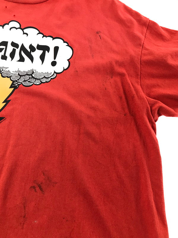 【現状渡し品】【メンズ】 SAINT MICHAEL セントマイケル 26SS SAINT! SS T-SHIRT RED SM-MK8-0000-024 2026年春夏 セイント! デザイン半袖カットソー 142-260830-su-03-tagh サイズ：XXL カラー：レッド 万代Net店
