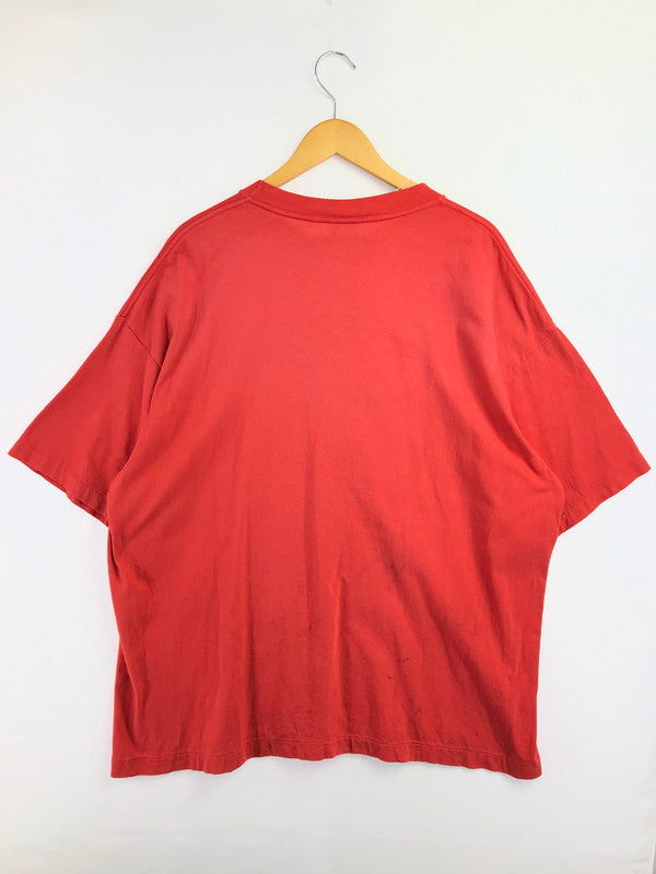 【現状渡し品】【メンズ】 SAINT MICHAEL セントマイケル 26SS SAINT! SS T-SHIRT RED SM-MK8-0000-024 2026年春夏 セイント! デザイン半袖カットソー 142-260830-su-03-tagh サイズ：XXL カラー：レッド 万代Net店