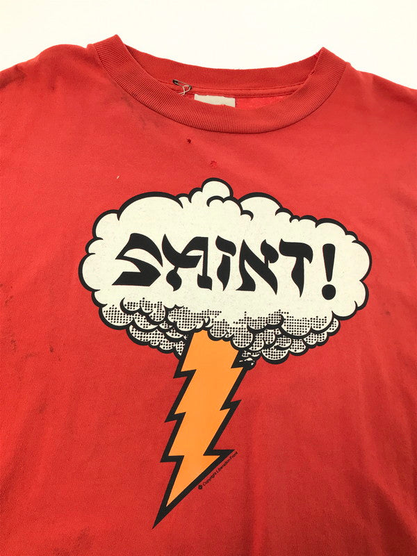 【現状渡し品】【メンズ】 SAINT MICHAEL セントマイケル 26SS SAINT! SS T-SHIRT RED SM-MK8-0000-024 2026年春夏 セイント! デザイン半袖カットソー 142-260830-su-03-tagh サイズ：XXL カラー：レッド 万代Net店