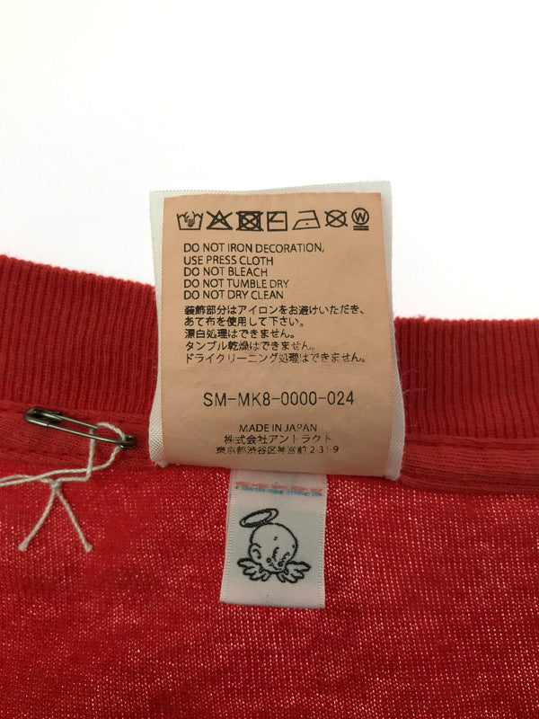 【現状渡し品】【メンズ】 SAINT MICHAEL セントマイケル 26SS SAINT! SS T-SHIRT RED SM-MK8-0000-024 2026年春夏 セイント! デザイン半袖カットソー 142-260830-su-03-tagh サイズ：XXL カラー：レッド 万代Net店