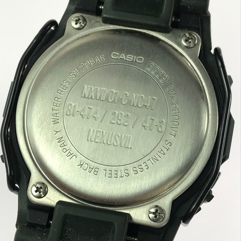 【中古品】【メンズ】 G-SHOCK ジーショック×NEXUSVII. ネクサスセブン × URBAN RESEARCH アーバンリサーチ DW-5600NX7UR デジタル 腕時計 196-260912-na-07-tagh カラー：オリーブ 万代Net店