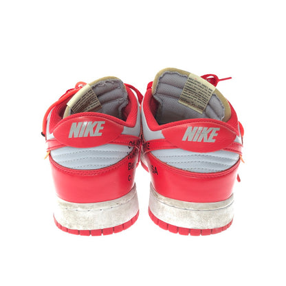 【現状渡し品】【メンズ】 NIKE ナイキ × OFF-WHITE オフホワイト DUNK LOW CT0856-600 ダンク ロー スニーカー 靴 160-260901-na-16-tagh サイズ：27.5cm US 9.5 カラー：UNIVERSITY RED/WOLF GREY 万代Net店