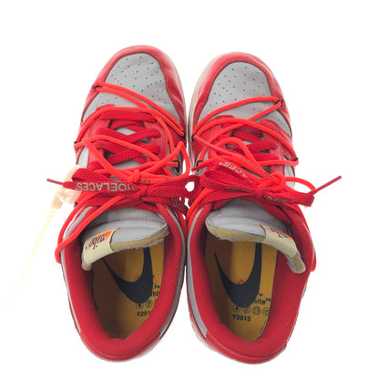 【現状渡し品】【メンズ】 NIKE ナイキ × OFF-WHITE オフホワイト DUNK LOW CT0856-600 ダンク ロー スニーカー 靴 160-260901-na-16-tagh サイズ：27.5cm US 9.5 カラー：UNIVERSITY RED/WOLF GREY 万代Net店