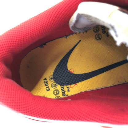【現状渡し品】【メンズ】 NIKE ナイキ × OFF-WHITE オフホワイト DUNK LOW CT0856-600 ダンク ロー スニーカー 靴 160-260901-na-16-tagh サイズ：27.5cm US 9.5 カラー：UNIVERSITY RED/WOLF GREY 万代Net店