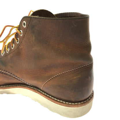 【現状渡し品】【メンズ】 RED WING レッドウィング 6-INCH CLASSIC ROUND 9111 6インチ クラシック ラウンド ブーツ 靴 164-260908-na-09-tagh サイズ：27.5cm US 9.5 カラー：ブラウン系 万代Net店
