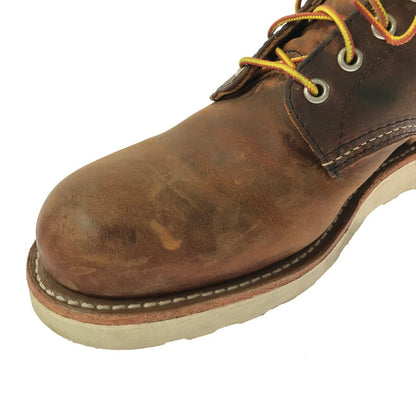 【現状渡し品】【メンズ】 RED WING レッドウィング 6-INCH CLASSIC ROUND 9111 6インチ クラシック ラウンド ブーツ 靴 164-260908-na-09-tagh サイズ：27.5cm US 9.5 カラー：ブラウン系 万代Net店