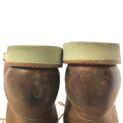 【現状渡し品】【メンズ】 RED WING レッドウィング 6-INCH CLASSIC ROUND 9111 6インチ クラシック ラウンド ブーツ 靴 164-260908-na-09-tagh サイズ：27.5cm US 9.5 カラー：ブラウン系 万代Net店
