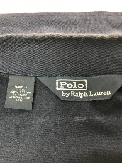 【中古品】【メンズ】 POLO RALPH LAUREN ポロ ラルフ ローレン USA製 COTTON JACKET NAVY コットンジャケット トップス ヴィンテージ 146-260830-su-10-tagh サイズ：不明・下記参照 カラー：ネイビー 万代Net店