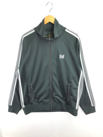 【中古品】【メンズ】 NEEDLES ニードルス TRACK JACKET POLY SMOOTH GREEN SX404 トラックジャケット ポリスムース トップス 140-260830-su-07-tagh サイズ：XL カラー：ダークグリーン 万代Net店