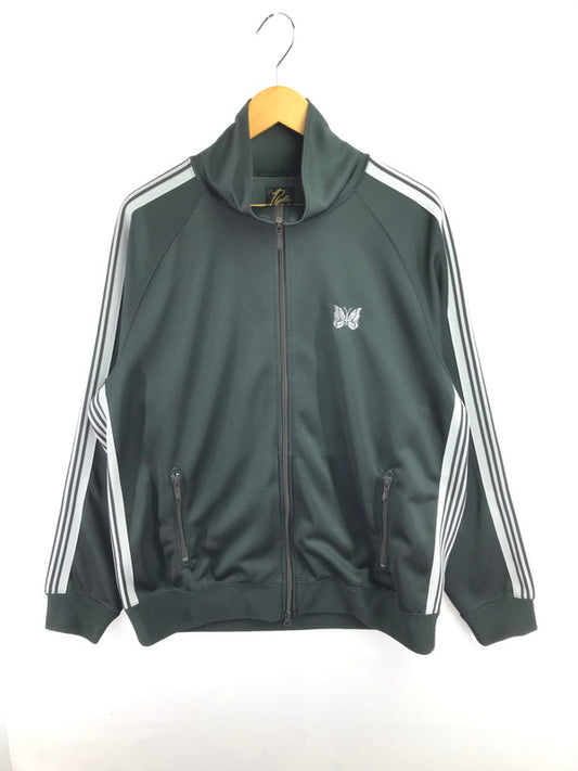 【中古品】【メンズ】 NEEDLES ニードルス TRACK JACKET POLY SMOOTH GREEN SX404 トラックジャケット ポリスムース トップス 140-260830-su-07-tagh サイズ：XL カラー：ダークグリーン 万代Net店