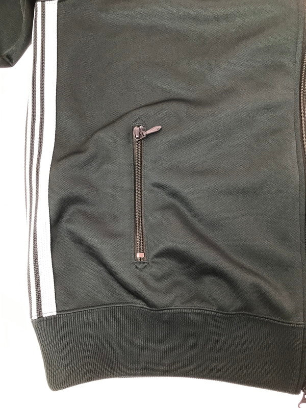 【中古品】【メンズ】 NEEDLES ニードルス TRACK JACKET POLY SMOOTH GREEN SX404 トラックジャケット ポリスムース トップス 140-260830-su-07-tagh サイズ：XL カラー：ダークグリーン 万代Net店