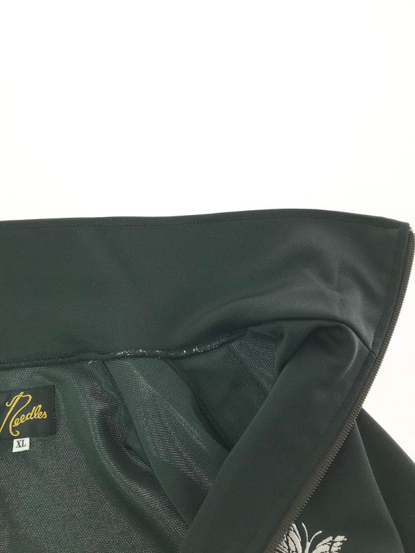 【中古品】【メンズ】 NEEDLES ニードルス TRACK JACKET POLY SMOOTH GREEN SX404 トラックジャケット ポリスムース トップス 140-260830-su-07-tagh サイズ：XL カラー：ダークグリーン 万代Net店
