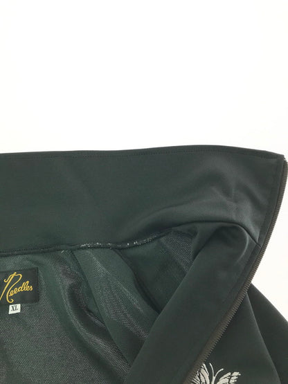 【中古品】【メンズ】 NEEDLES ニードルス TRACK JACKET POLY SMOOTH GREEN SX404 トラックジャケット ポリスムース トップス 140-260830-su-07-tagh サイズ：XL カラー：ダークグリーン 万代Net店