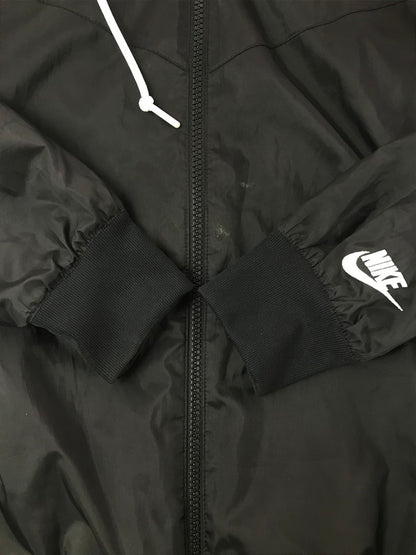 【中古品】【メンズ】 NIKE ナイキ WIND RUNNER WOVEN JACKET BLACK ウィンド ランナー ウーブン ジャケット ライトアウター 148-260904-rt-02-tagh サイズ：S カラー：ブラック 万代Net店
