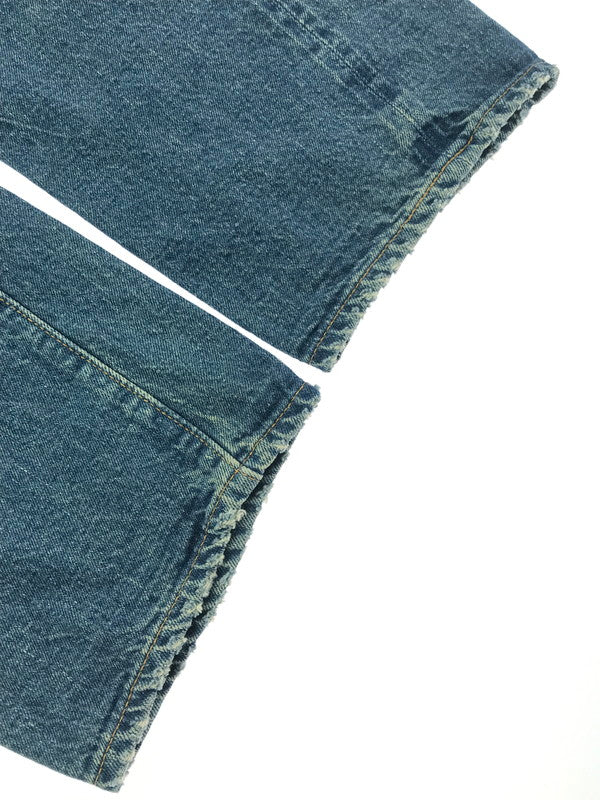 【現状渡し品】【メンズ】 WEARHOUSE&CO. ウエアハウス 2ND-HAND DENIM PANTS LOT 1105 セカンド ハンド デニム パンツ ボトムス 156-260904-rt-18-tagh サイズ：W34 L29 カラー：インディゴ 万代Net店