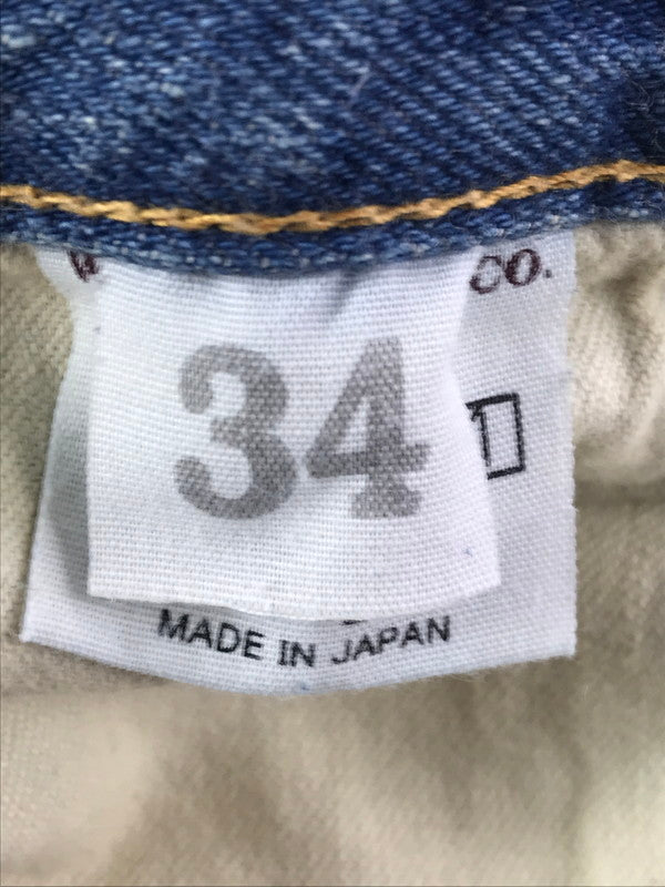【現状渡し品】【メンズ】 WEARHOUSE&CO. ウエアハウス 2ND-HAND DENIM PANTS LOT 1105 セカンド ハンド デニム パンツ ボトムス 156-260904-rt-18-tagh サイズ：W34 L29 カラー：インディゴ 万代Net店