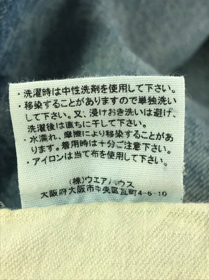 【現状渡し品】【メンズ】 WEARHOUSE&CO. ウエアハウス 2ND-HAND DENIM PANTS LOT 1105 セカンド ハンド デニム パンツ ボトムス 156-260904-rt-18-tagh サイズ：W34 L29 カラー：インディゴ 万代Net店